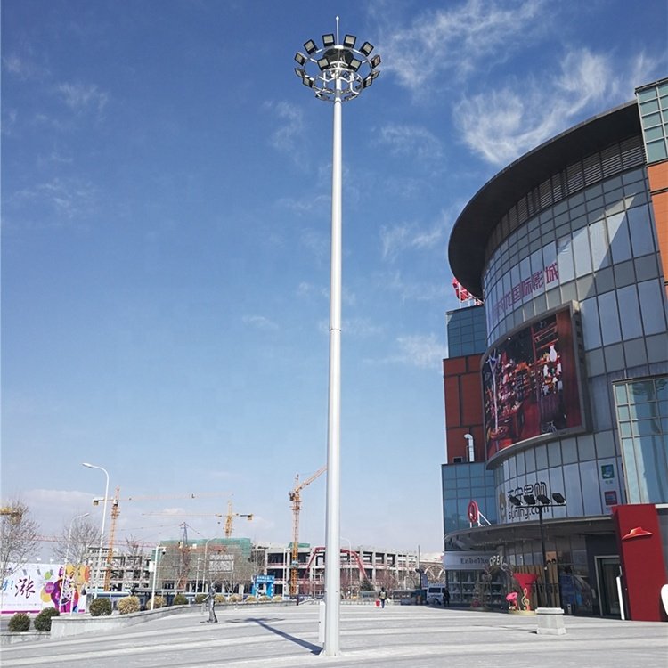 20m--60m Self Supporting Steel Pole Mobile Cellphone Communication Steel Tower
